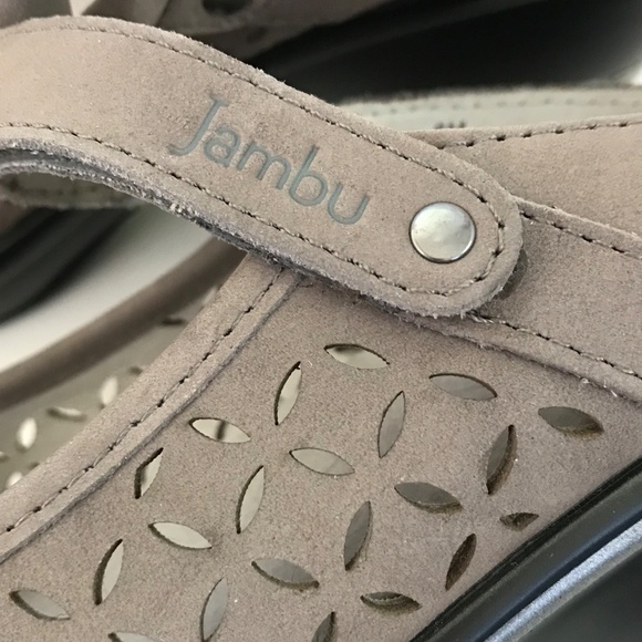 JAMBU Journey Encore Wedge Heel Sandals Leather Tan Women’s Size 6 - Picture 12 of 16